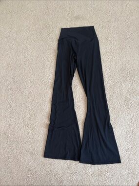 Women's Black Flare Yoga Pants Leggings